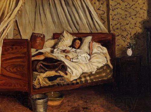 Frederic Bazille Monet after His Accident at the Inn of Chailly Germany oil painting art